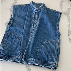 Vintage Jordache Reversible Denim Vest